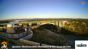 Městečko Skradin - Skradin, řeka Krka, most A1 - 19.11.2025 v 07:45 Městečko Skradin - Skradin, řeka Krka, most A1 - 19.11.2025 v 07:45