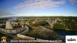 Skradin, řeka Krka, most A1