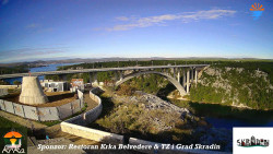 Skradin, řeka Krka, most A1