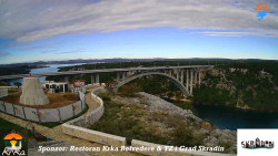 Skradin, řeka Krka, most A1
