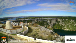 Skradin, řeka Krka, most A1