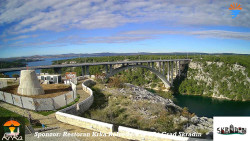 Skradin, řeka Krka, most A1