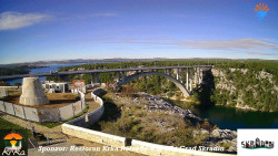 Skradin, řeka Krka, most A1