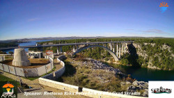 Skradin, řeka Krka, most A1