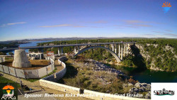 Skradin, řeka Krka, most A1