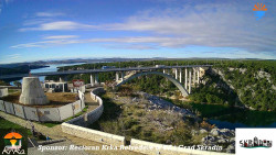 Skradin, řeka Krka, most A1