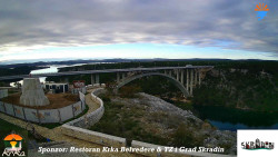 Skradin, řeka Krka, most A1