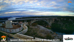 Skradin, řeka Krka, most A1