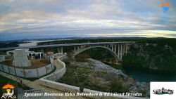 Skradin, řeka Krka, most A1