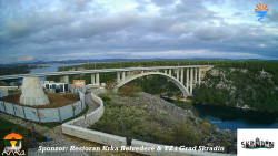 Skradin, řeka Krka, most A1