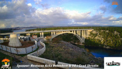 Skradin, řeka Krka, most A1