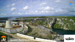 Skradin, řeka Krka, most A1