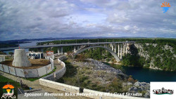 Skradin, řeka Krka, most A1
