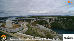 Skradin, řeka Krka, most A1