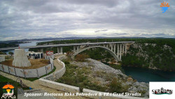 Skradin, řeka Krka, most A1