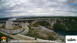 Skradin, řeka Krka, most A1
