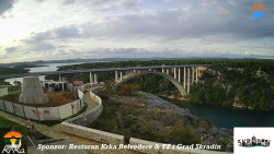 Skradin, řeka Krka, most A1