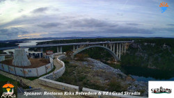 Skradin, řeka Krka, most A1