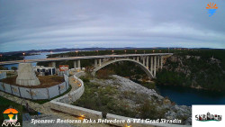 Skradin, řeka Krka, most A1