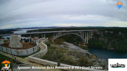 Skradin, řeka Krka, most A1
