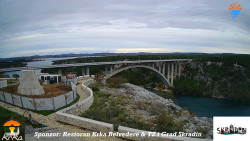 Skradin, řeka Krka, most A1