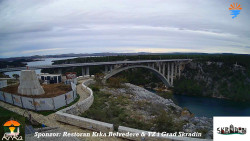 Skradin, řeka Krka, most A1