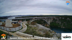 Skradin, řeka Krka, most A1