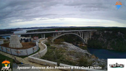 Skradin, řeka Krka, most A1