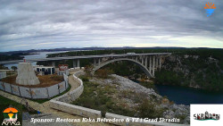 Skradin, řeka Krka, most A1