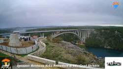 Skradin, řeka Krka, most A1