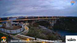 Skradin, řeka Krka, most A1