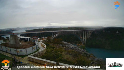 Skradin, řeka Krka, most A1