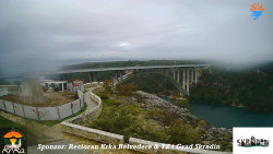 Skradin, řeka Krka, most A1