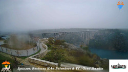 Skradin, řeka Krka, most A1