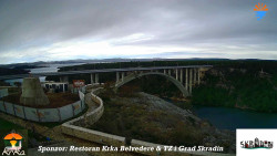 Skradin, řeka Krka, most A1