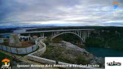 Skradin, řeka Krka, most A1