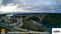 Skradin, řeka Krka, most A1