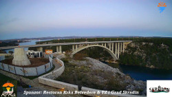 Skradin, řeka Krka, most A1