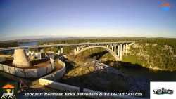 Skradin, řeka Krka, most A1