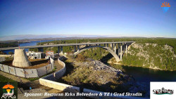 Skradin, řeka Krka, most A1