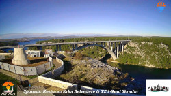 Skradin, řeka Krka, most A1