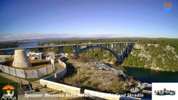 Skradin, řeka Krka, most A1