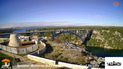 Skradin, řeka Krka, most A1