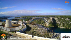 Skradin, řeka Krka, most A1