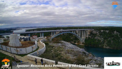 Skradin, řeka Krka, most A1