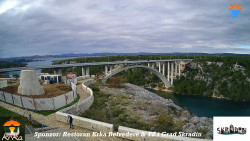 Skradin, řeka Krka, most A1