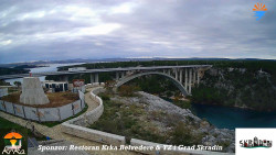 Skradin, řeka Krka, most A1