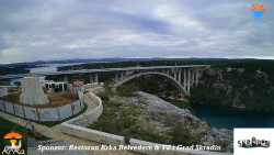 Skradin, řeka Krka, most A1