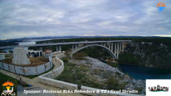 Skradin, řeka Krka, most A1