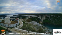 Skradin, řeka Krka, most A1
